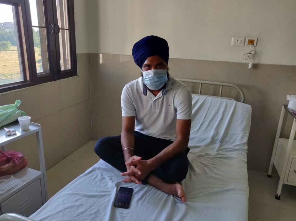 कोरोना को हराने वाले पंजाब नवांशहर के पहले मरीज़ फतेह सिंह ने लोगों को घरों में रहकर सावधानियां बरतने की अपील की